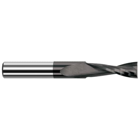 End Mill For Plastics - 2 Flute - Square, 0.1875 (3/16), Finish - Machining: Amorphous Diamond